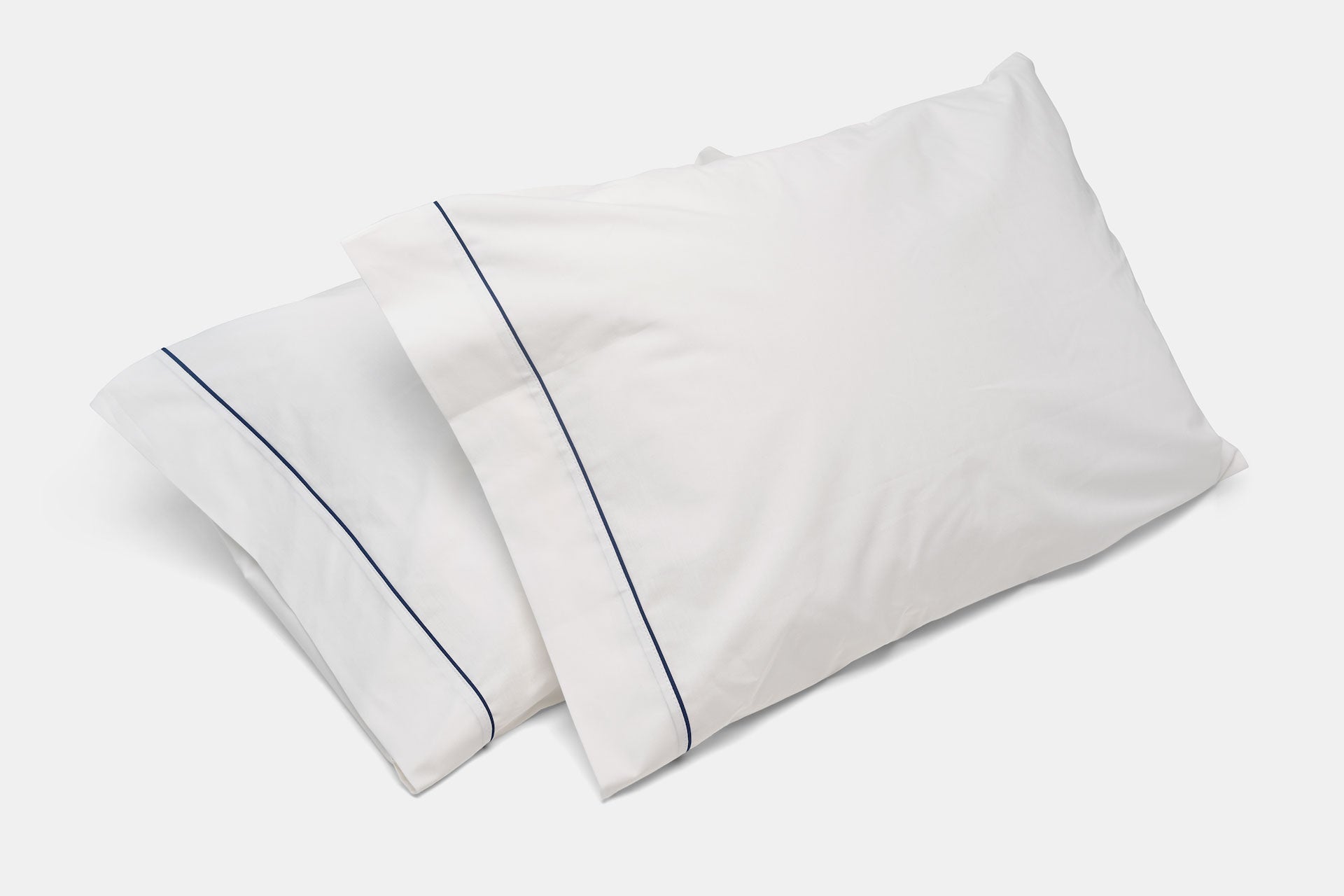 Cotton Bed Pillowcases with Piping, 100 Percent USA Cotton, American Made - Image 6