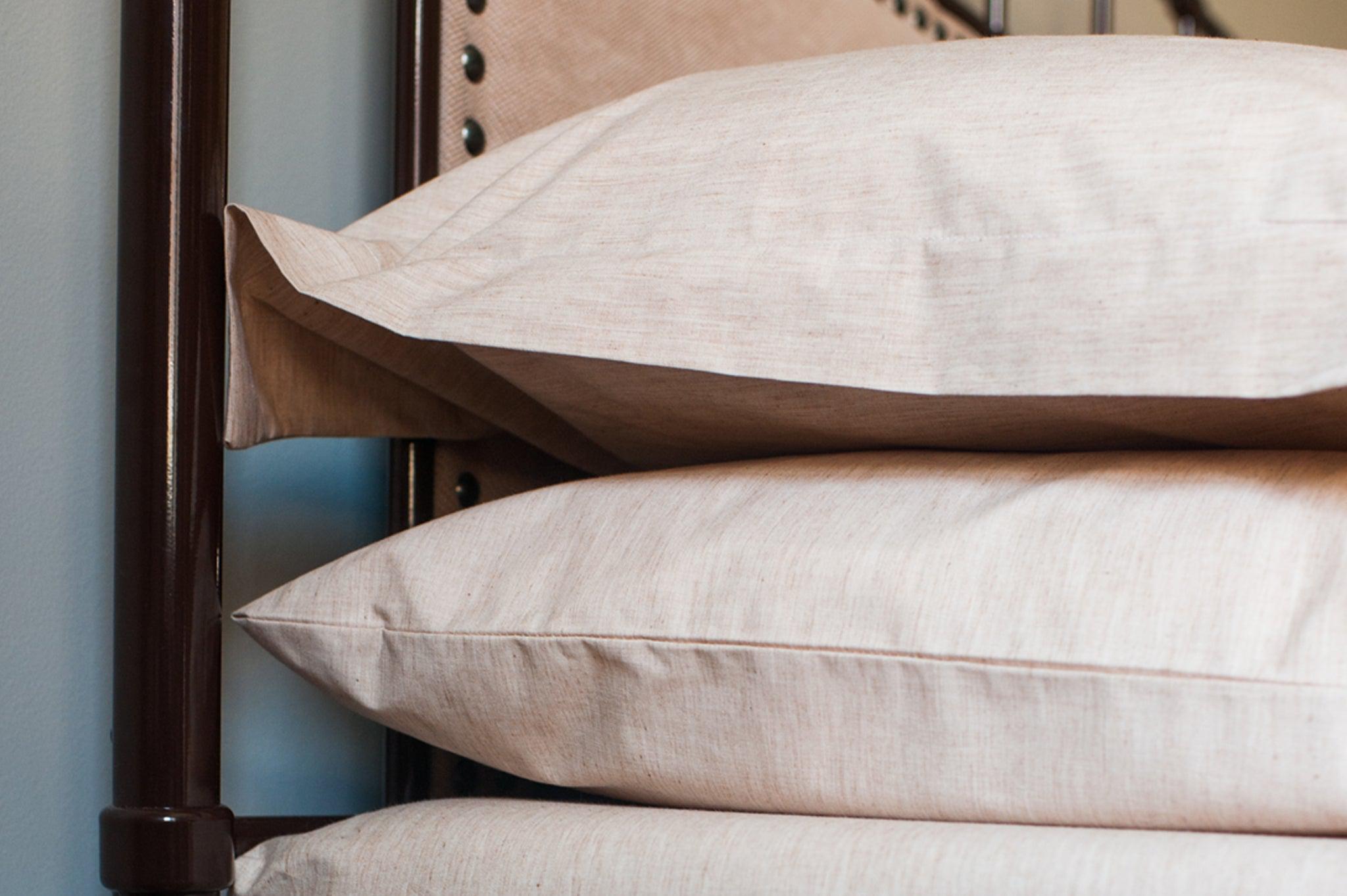 Colored Cotton Bed Pillowcases ? Natural Heirloom Cotton, American Made - Image 4
