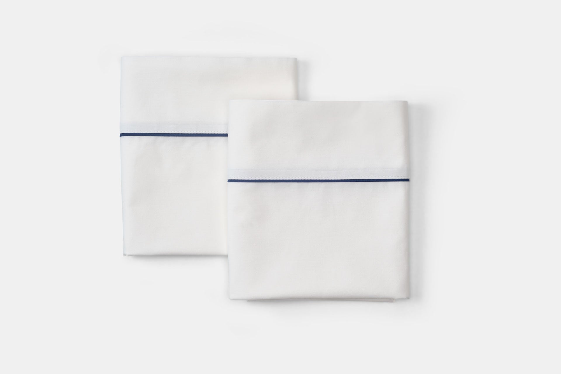 Cotton Bed Pillowcases with Piping, 100 Percent USA Cotton, American Made - Image 5
