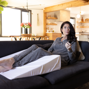 Extra-Wide 30? Wedge Pillow ? Firm Foam Elevation for Back & Leg Support